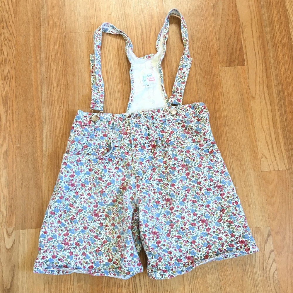 Vintage Floral Overalls